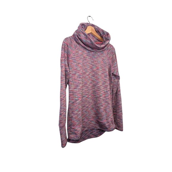 Marc New York Performance Cowl Neck Pullover Women’s Medium Multicolor Stripe - Picture 2 of 10